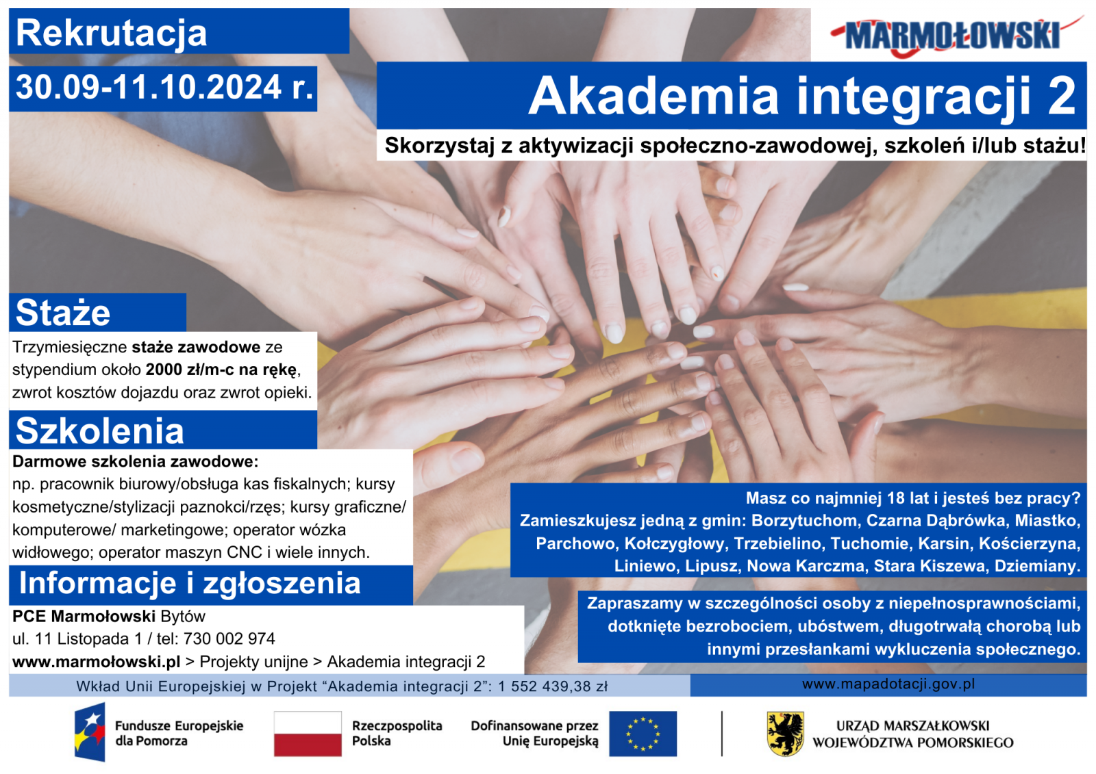 Plakat promocyjny Akademia integracji 2